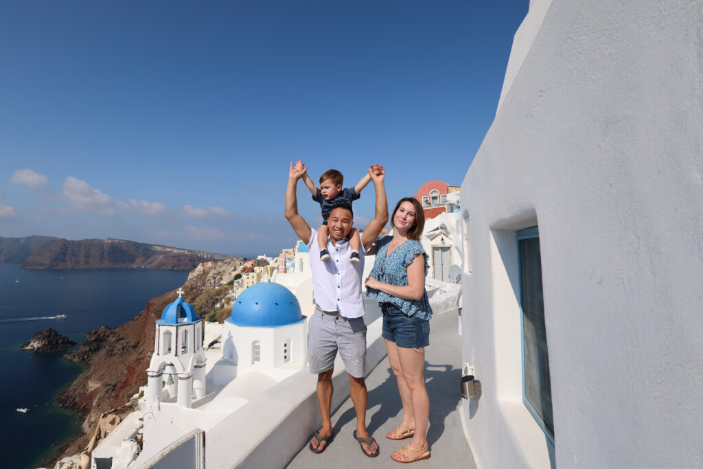 Family Photoshoot in Santorini